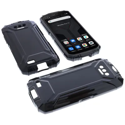 Produktbild von foto-kontor Hülle kompatibel mit Doogee S41 / S41 PRO Schutzhülle Tasche Gummi TPU Schutz Handytasche schwarz