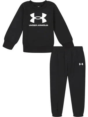Produktbild von Under Armour - Sweatshirt & Jogginghose-Set für Baby-Jungs GT41351 (9-12 Monate (Baby)) (Schwarz/Weiß)