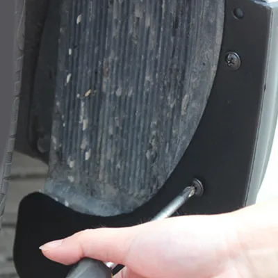 Productafbeelding van 4 stuks spatborden/beschermplaten als vervanging voor Infiniti FX35, FX37, FX50, QX70, modeljaren 2009-2019
