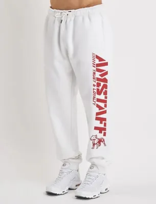 Obrázek produktu pro Kalhoty Amstaff Logo 2.0 Sweatpants White Red - S