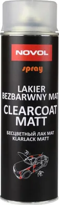Zdjęcie produktu dla Novol CLEARCOAT MAT Lakier bezbarwny matowy 500ml spray
