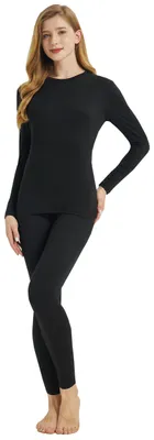 Produktbild von Damen-Unterwäsche-Set – Thermisch – Ultra-flexibel – Lange Ärmel – Leicht – Hautfreundliches Material – Thermounterwäsche