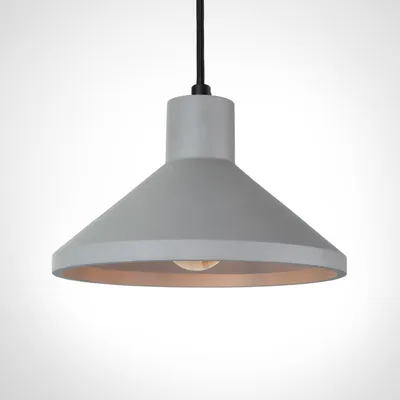 Produktbild von Pendelleuchte, E27, Lampe Für Wohnzimmer Esszimmer Küche, Höhenverstellbar Farbe Beton-Grau