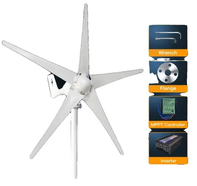 Zdjęcie produktu dla Turbina wiatrowa, wydajna produkcja energii, trwała konstrukcja, instalacja autonomiczna, model 1-A, moc 3000W, napięcie 24V