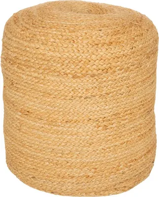Produktbild von Beigefarbener Jutehocker, POEF,