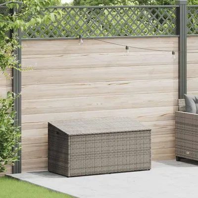 Obrázek produktu pro vidaXL Zahradní úložný box šedý 110 x 50 x 58 cm polyratan