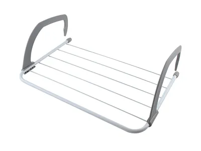 Produktbild von Wäschetrockner für Balkon, Tür & Heizkörper, 3 m Trockenlänge, 5 Wäscheröhren