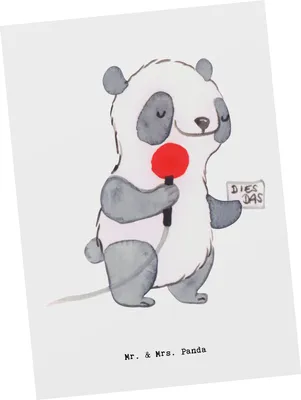 Produktbild von Mr. & Mrs. Panda Postkarte Pressereferent Herz - Weiß - Geschenk, Lehrling, Presseagentur, Postkarten, Fotokarte, Studium, Ausbildung, Grußkarte, Ansichtskarte, bildkarte
