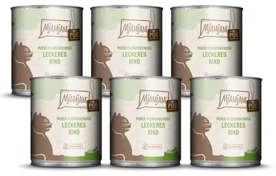 Productafbeelding van MjAMjAM - Premium natvoer voor katten - puur vleesplezier - heerlijk rundvlees