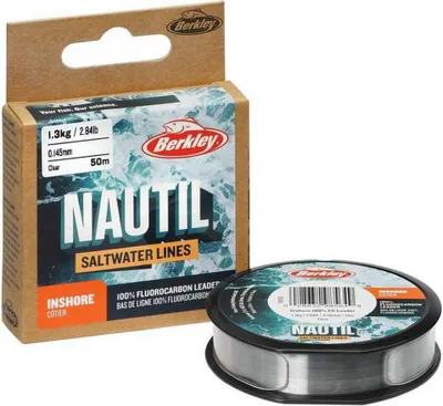Produktbild von Berkley Nautil Inshore 50 M Flurocarbon Durchsichtig 0.350 mm Durchsichtig 0.350 mm