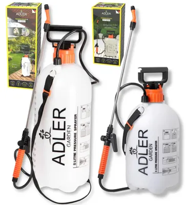Produktbild von Handdrucksprüher - Pumpsprüher für Garten und Haushalt - 5 l - Tragbar - Handgeführt - Kunststoff
