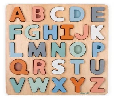 Obrázok produktu pre Abecedné puzzle JANOD s tabuľkou