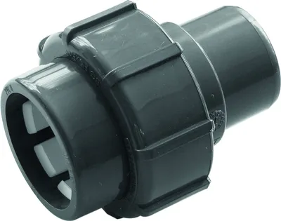 Produktbild von FlexFit Übergangsverschraubung Ø 63 mm | Klemm X Klebestutzen | PN6 | Grau