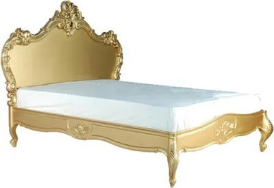 Produktbild von Barock Bett Lusso Gold 180 x 200 cm aus der Luxus Kollektion von Casa Padrino