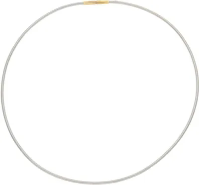 Produktbild von JuwelmaLux Halsreif 585/000 (14 Karat) Gold und Edelstahl JL30-05-2566 45 cm