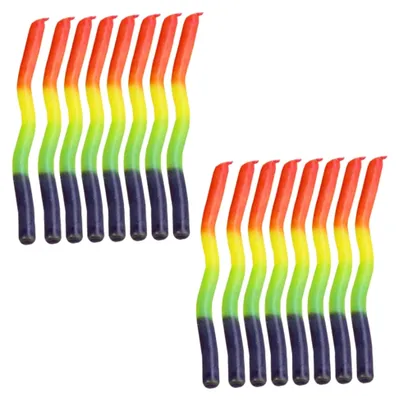 Produktbild von 16 Regenbogenkerzen – Ideal für die Dekoration von Geburtstagsfeiern
