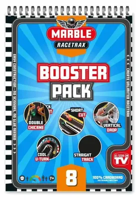 Productafbeelding van Marble Race Trax Booster Pack: 16 bochten, uitbreidingsset voor knikkerbanen