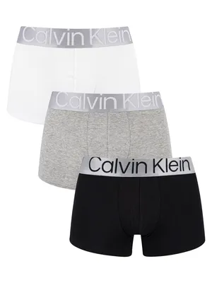 Produktbild von Calvin Klein Herren 3er-Pack Reconsidered Steel Trunks, Mehrfarbig L