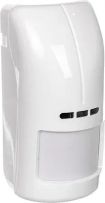 Imagen del producto de Sensor de movimiento dual, PIR+MW, para exteriores, con ajuste de sensibilidad, protección contra la intemperie, apto para mascotas de hasta 20 kg. Marca: OPAL