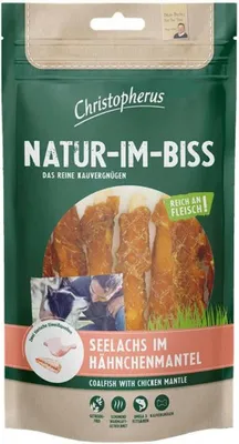 Obrázok produktu pre Christopherus 70gx12 Natur-Im-Biss Seelachs Hähnchen