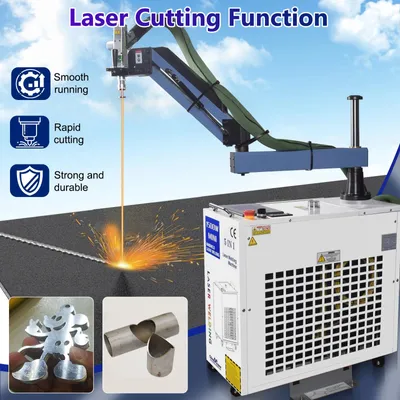 Produktbild von Laser-Schweißgerät - 6-in-1 handgeführtes Metallschweißgerät - 2000 W - Schweißen - Schneiden - Schweißnahtreinigung