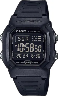 Obrázok produktu pre Casio W-800H-1BVES, Vodeodolný, Quartz
