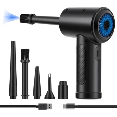 Produktbild von Kabelloser USB-aufladbarer Staubsauger Luftreiniger Leistungsstarkes Druckluftgebläse Geeignet für Computer, Tastaturen, Sofas und Autos