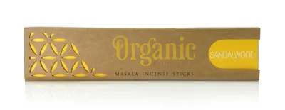 Obrázok produktu pre ARÔME Vonné tyčinky Organic Goodness Masala 12 ks, Sandalwood