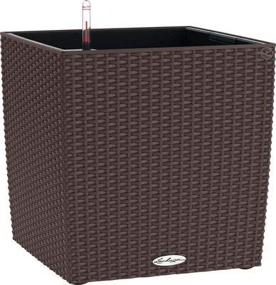 Image de Pot à plantes Lechuza 50 x 50 cm Marron Noir polypropylène Plastique