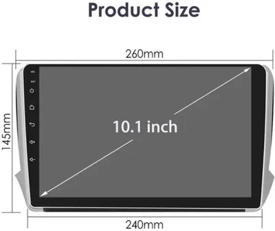 Image de Autoradio Android 13 de 10,1 pouces - Écran tactile avec GPS et Bluetooth