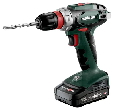 Productafbeelding van Metabo BS 18 Quick accuschroefboormachine 18V, 48Nm + 2x accu's 2,0Ah + oplader + koffer (602217500)