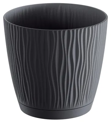 Produktbild von Blumentopf 24cm grau Prosperplast 23,9 cm x 23,9 x 22,5 cm