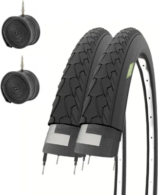 Productafbeelding van Gravel Banden - Fietsbanden Buitenband - All-Road Fietsen - Opvouwbare Constructie - 700 x 35 C - Zwart