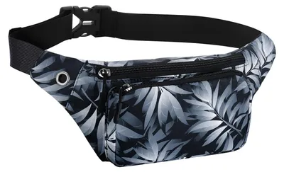 Imagen del producto de Riñonera deportiva, ligera, con correa ajustable, de varios colores, unidad, ideal para actividades al aire libre