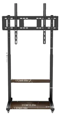 Produktbild von TV-Ständer, höhenverstellbar, mobiles Design, 40-100Zoll