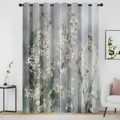 Obrázok produktu pre Zatemňovacie závesy – ochrana pred chladom a teplom – sivomodrej farby – 2 kusy, rozmer 140 x 220 cm