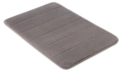 Image de A. Tapis de bain en mousse à mémoire de forme, doux et confortable - Tapis de bain antidérapant