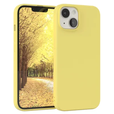 Produktbild von EAZY CASE - TPU Hülle für Apple iPhone 14, TPU Case stoßfeste Handyhülle, weiches Cover mit Kameraschutz, Silikonhülle in Gelb