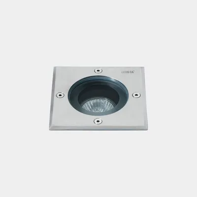 Image de Spot encastré de sol angulaire Gea GU10 IP67 LEDS-C4 55-9281-CA-37 Argenté