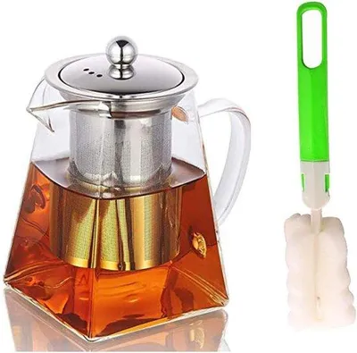 Produktbild von Quadratischer Teepot aus Hitzebeständigem Glas 950ml