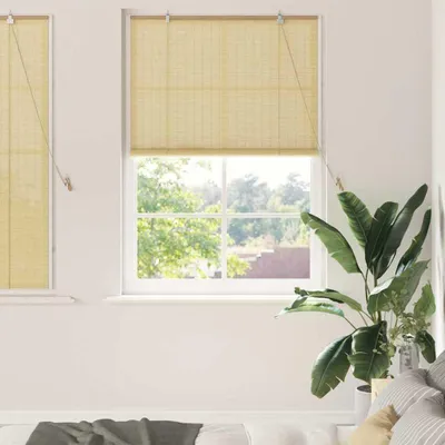 Produktbild von Fensterjalousien und -schattierungen Natur 100 x 160 cm Bambus, Rollos Design Möbel Neu