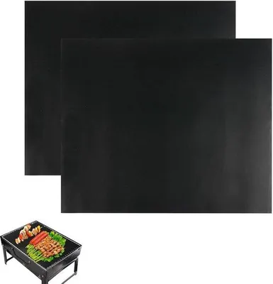 Produktbild von Silikonmatte für den Grill, 40 x 50 cm, antihaftbeschichtet, herstellbar, für Gasgrills und Grillen