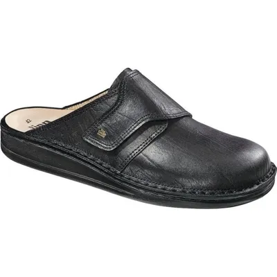 Produktbild von Finn Comfort, Amalfi, Herren, Pantolette, Leder, Schwarz, NEU - Herrenschuhe Sandale / Pantolette, Schwarz