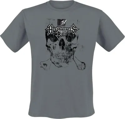 Produktbild von MTV T-Shirt Herren Headbangers Ball dunkelgrau L