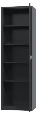 Produktbild von Povag Stahl Aktenschrank Mehrzweckschrank Metallschrank 195x60x42 cm Schwarz