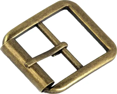 Produktbild von Gürtelschnalle Roll-Schnalle mit Dorn Sattlerschnallen Dornschnalle 33 x 34 mm