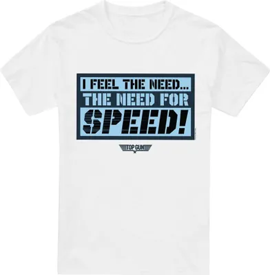 Image de Top Gun - "I Feel The Need" T-shirt pour homme TV6850 (XL) (Blanc)