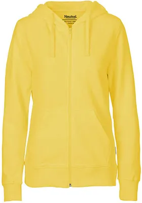 Produktbild von Neutral O83301 | Ladies Zip Hoodie - Farbe: Dusty Yellow - Größe: M