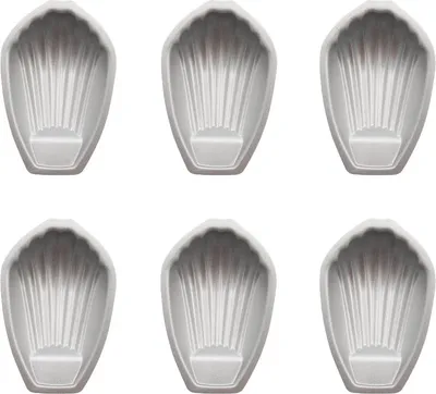 Obrázek produktu pro CANDeal Individuální formy na pečení Madeleine - formy na Madeleine, muffiny, koláče - uhlíková ocel - sada 6 kusů
