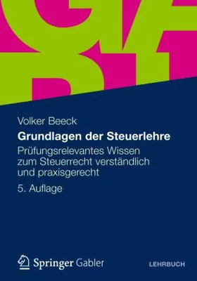 Produktbild von Grundlagen der Steuerlehre